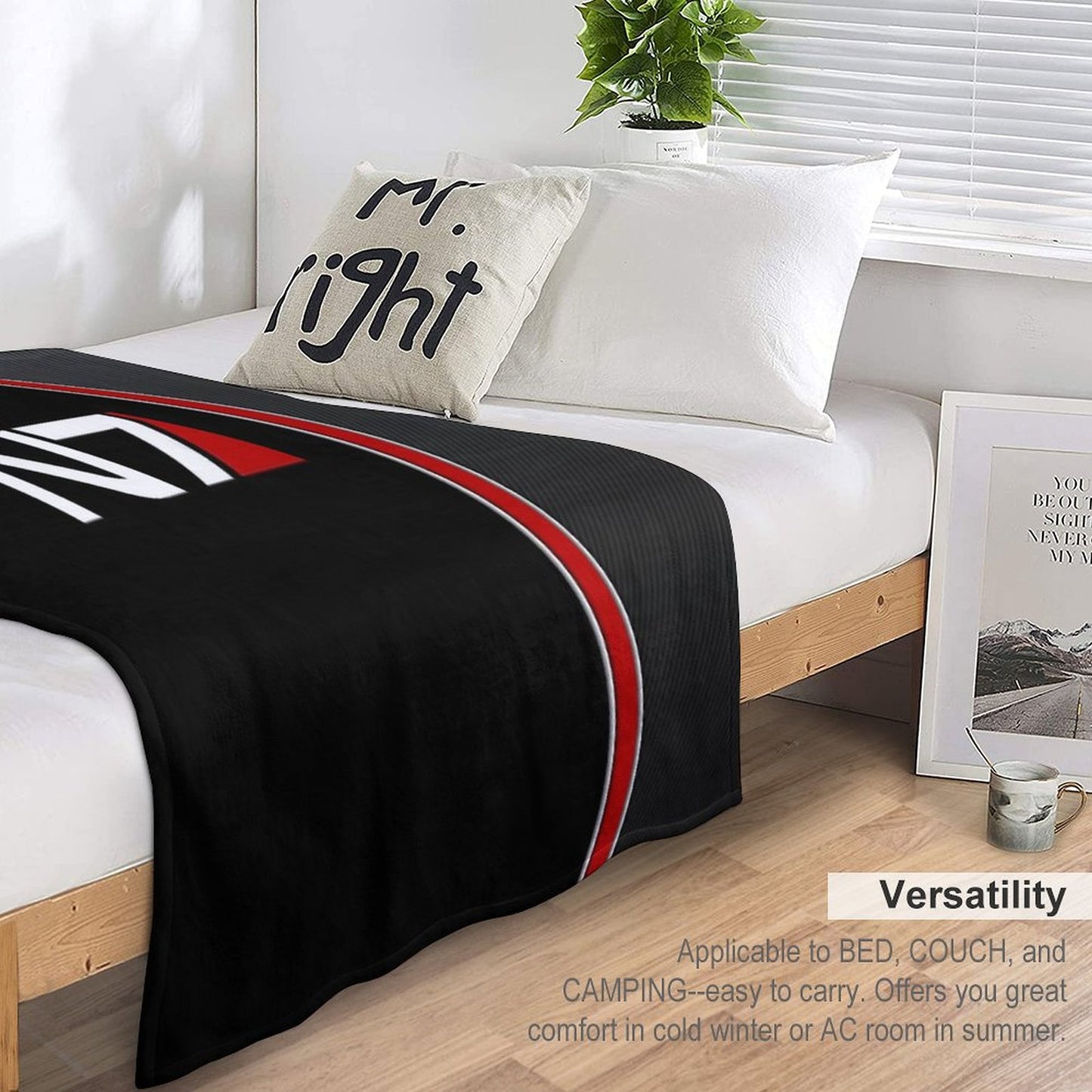 N7 Mass Effect Emblem! Throw Blanket