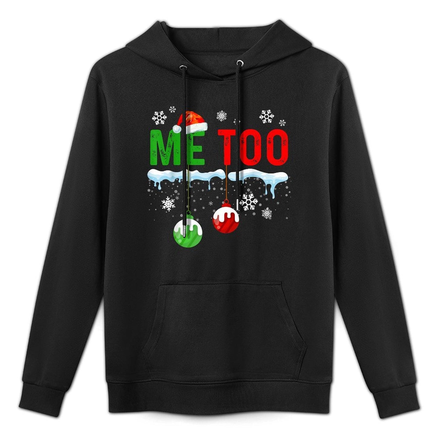 Family Christmas Pajamas Matching Couple Holiday Humor Easy Care Hoodie