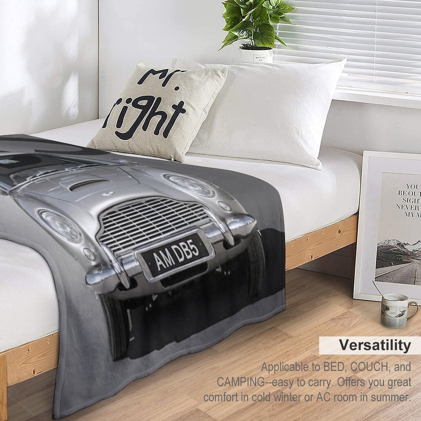 Aston Martin DB5 Throw Blanket