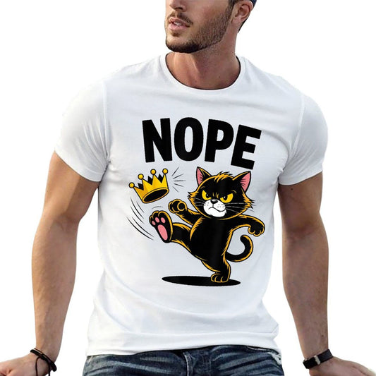 Rejecting Kings Since 1776 No Kings 4th Of July Cat Lover  Moisture-wicking T-Shirt