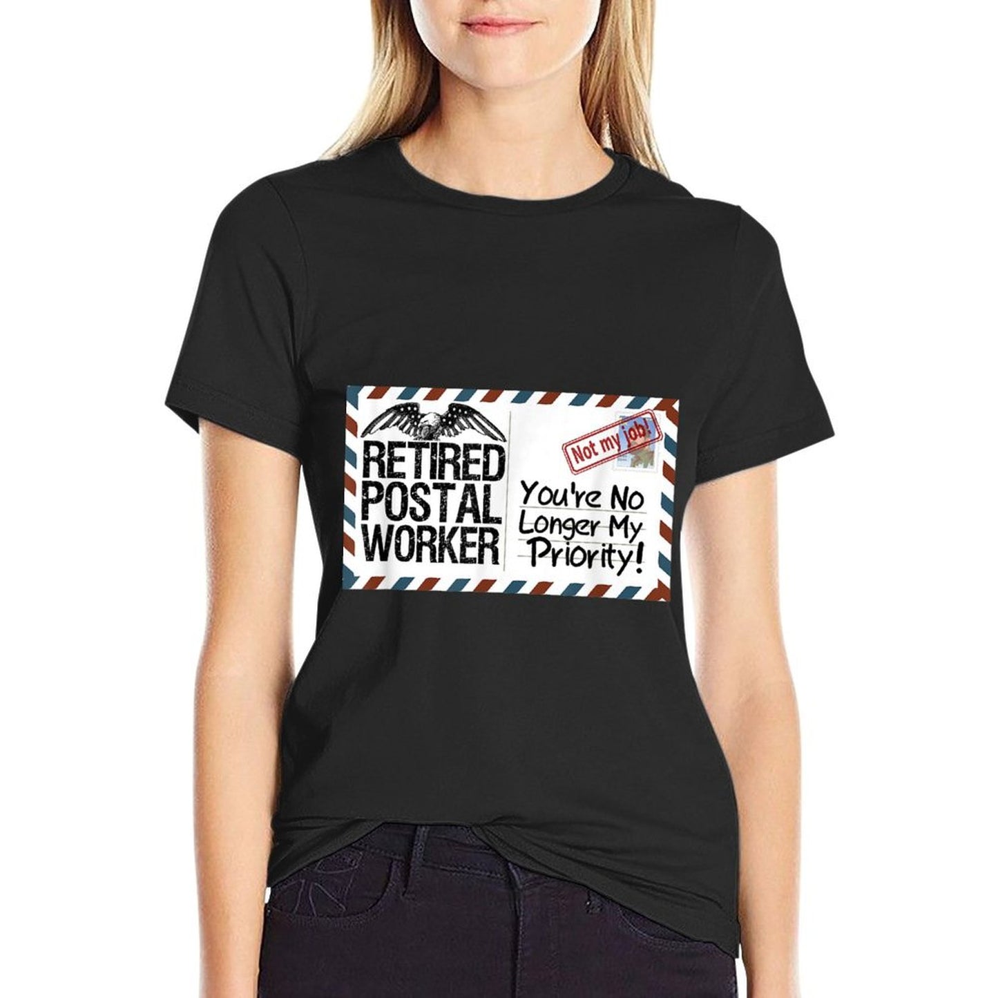 Retired Postal Worker No Longer My Priority Retirement Gift T-Shirt