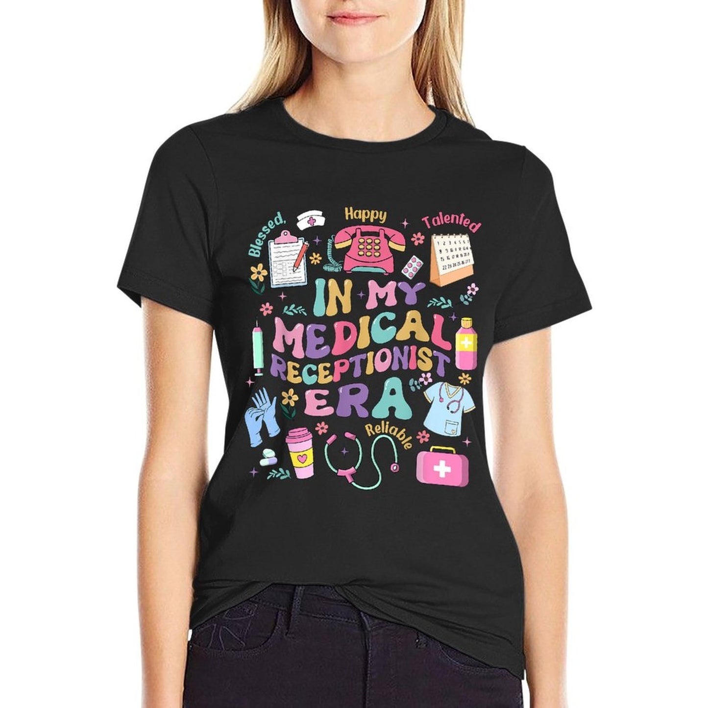In My Medical Receptionist Era National Receptionists' Day T-Shirt