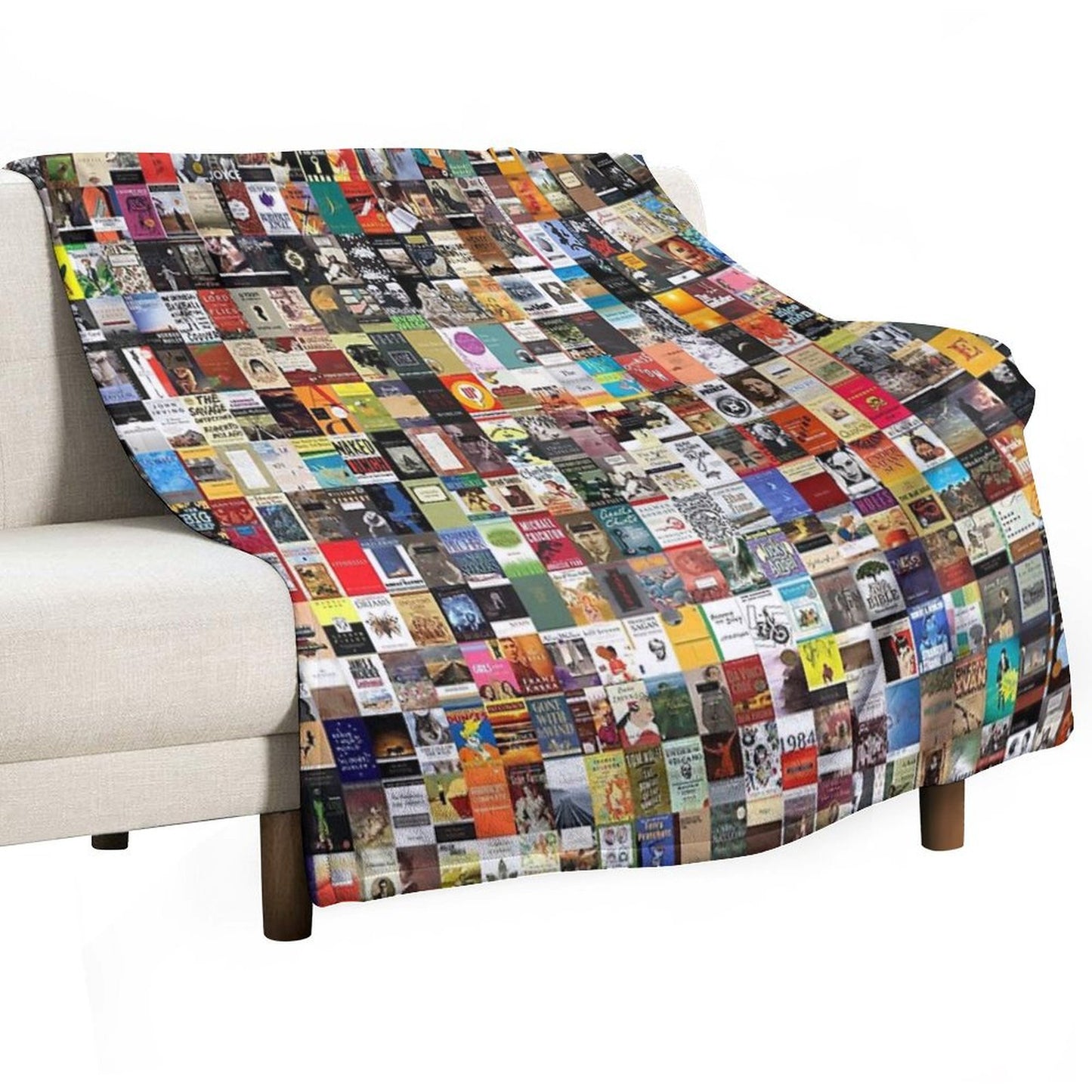 Classic Books Throw Blanket