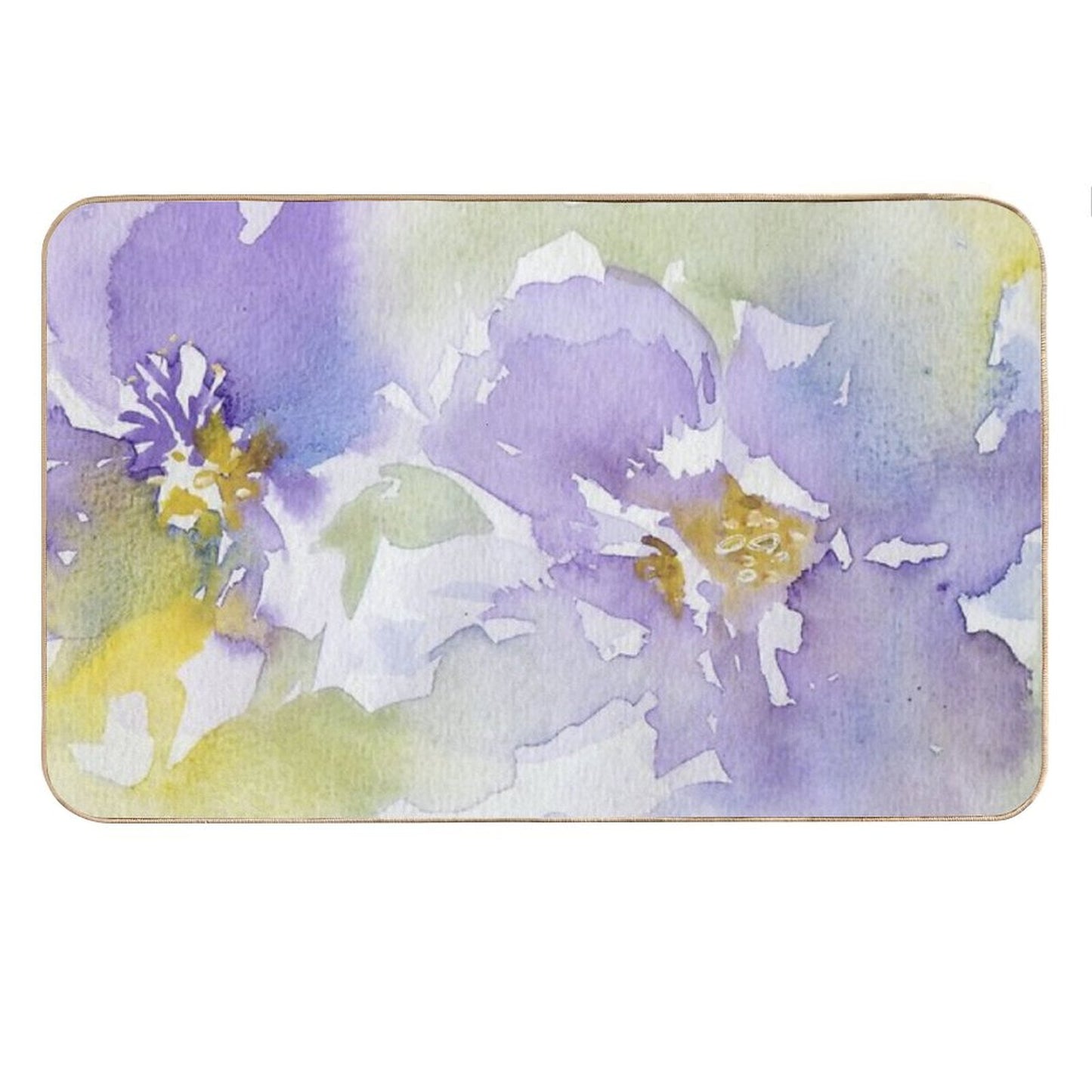 Watercolour Flowers Nr 153 Bath Mat