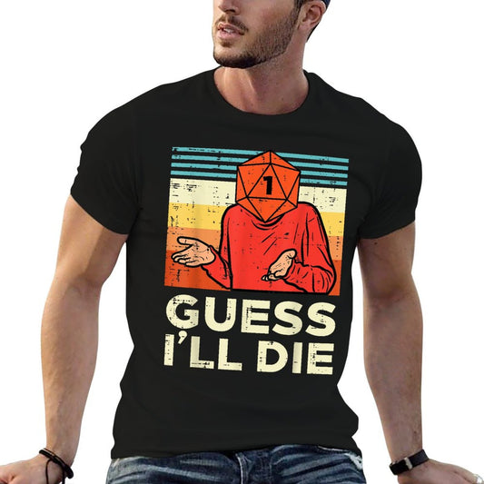 Rpg Gamer 1 Guess Ill Die Retro Men Boys Kids Youth T-Shirt