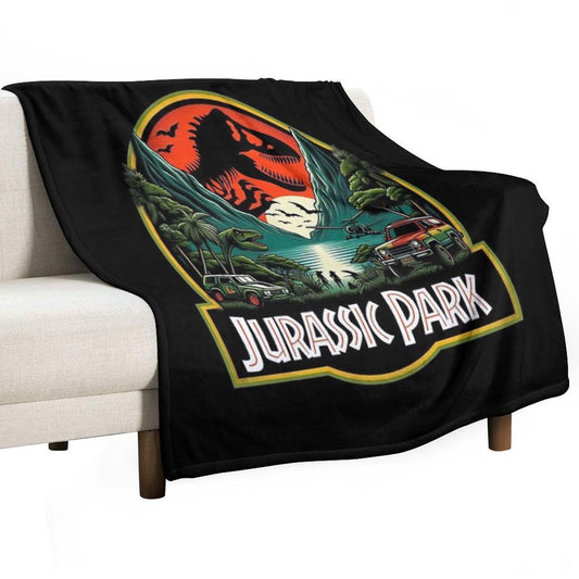 Jurassic Park Throw Blanket