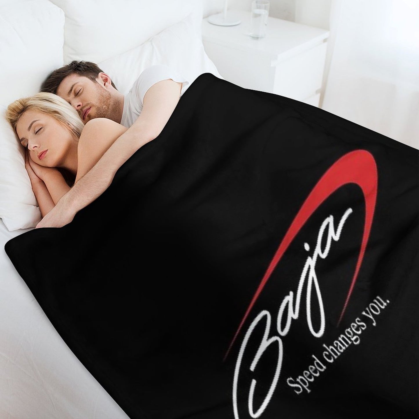 Baja Boats Logo Throw Blanket