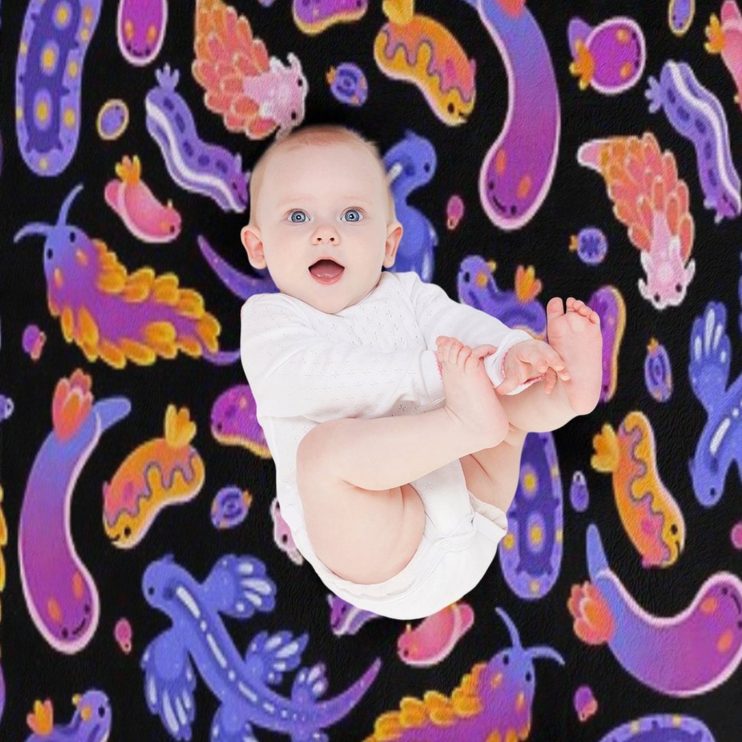 Sea Slug Throw Blanket