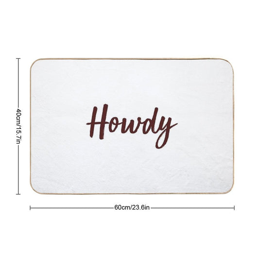 Howdy Bath Mat