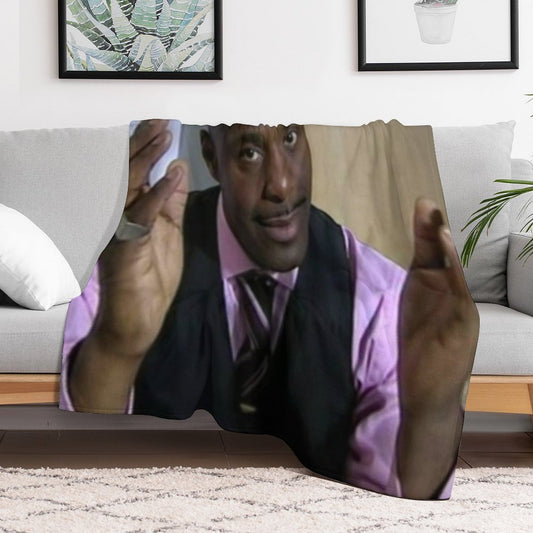 Alan Johnson Peep Show Throw Blanket