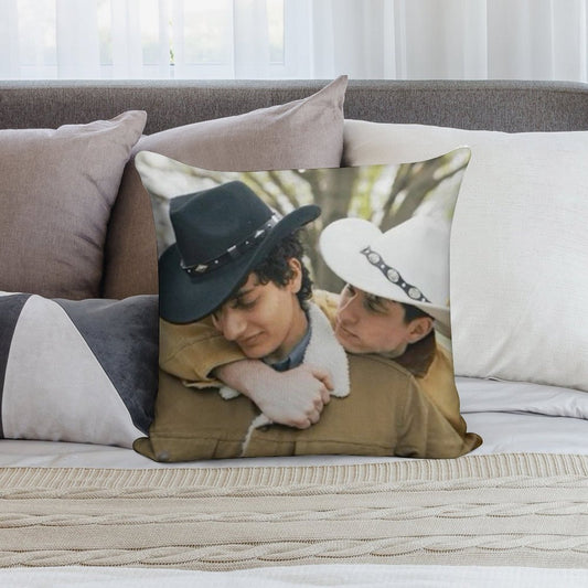 Slushy Noobz Brokeback Mountain Soft Bedroom Essential Throw Pillow