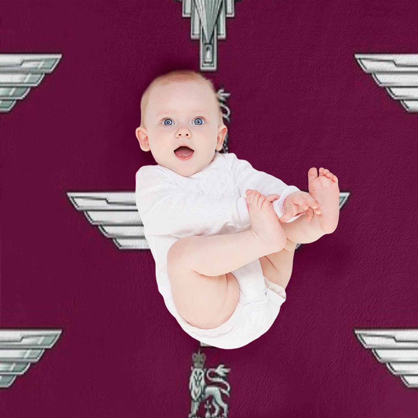 Parachute Regiment Cap Badge Throw Blanket