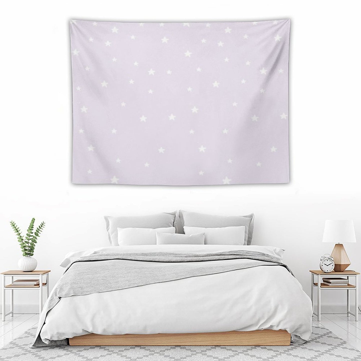 Lilac Stars Tapestry