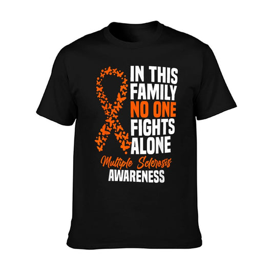 MS Multiple Sclerosis Awareness Orange Ribbon Gift T-Shirt