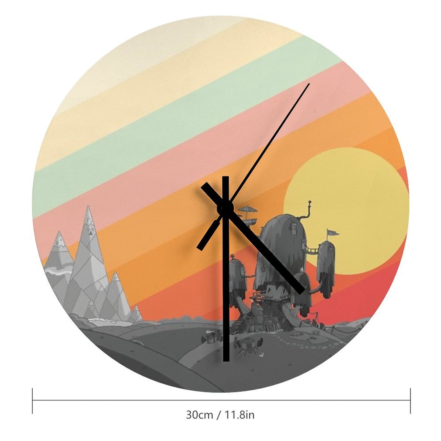 Land Of Ooo (Adventure Time) Wall Clock