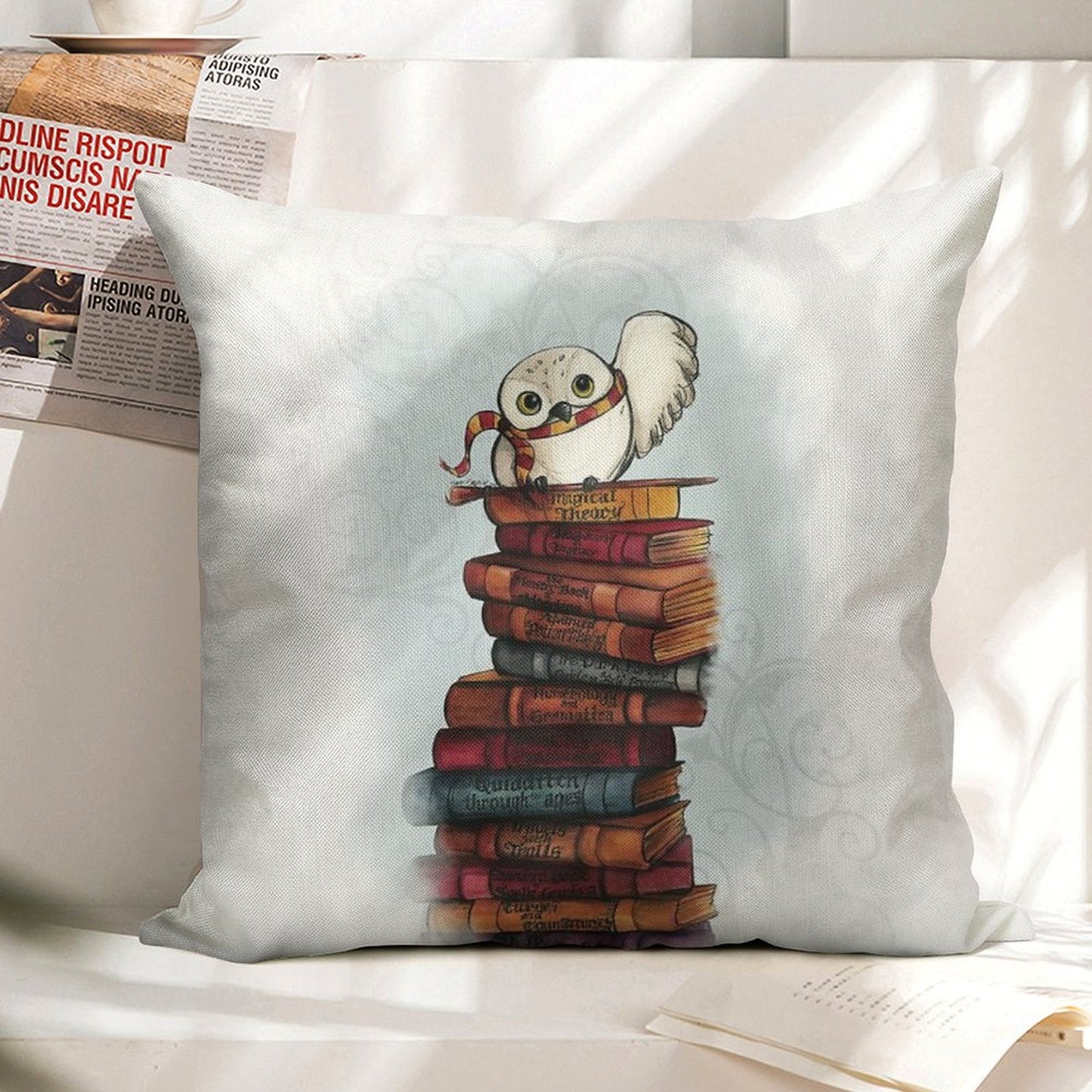 Hedwig Linen Throw Pillow Cover