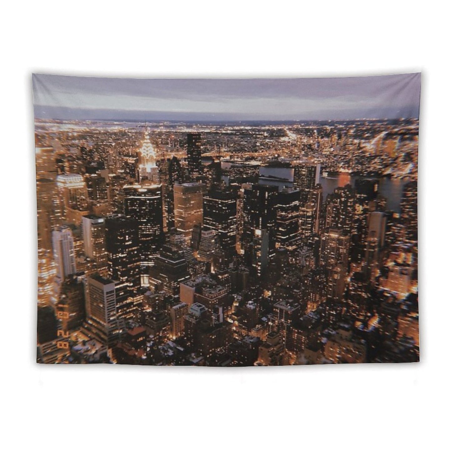 New York at Night Tapestry
