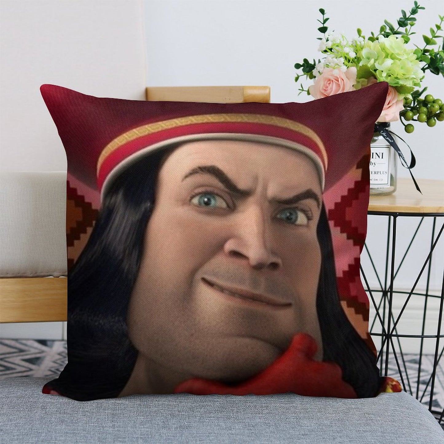 LoRd FaRQuaAd Linen Throw Pillow Cover
