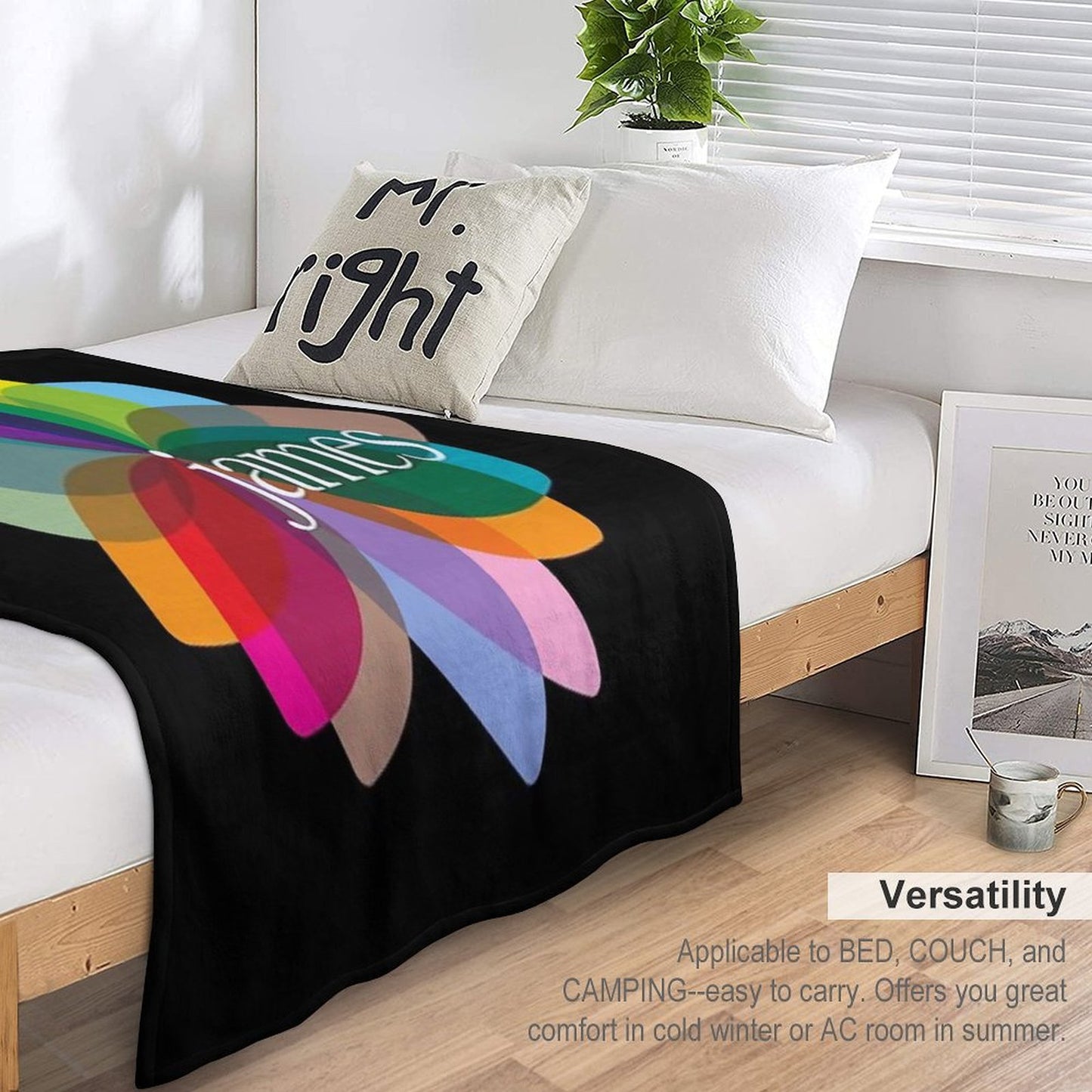 James Band Throw Blanket