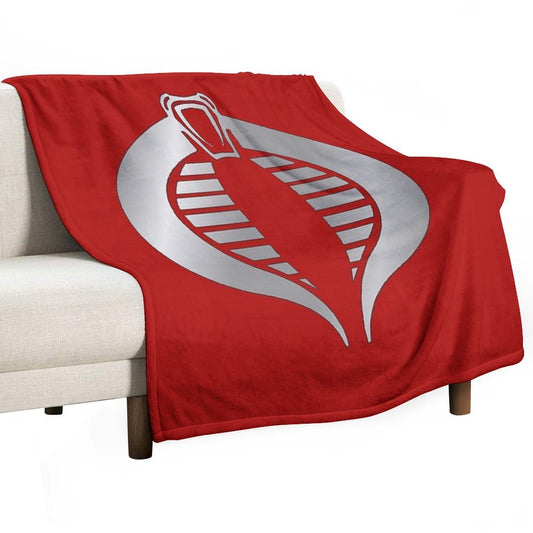 Cobra Crimson Guard Logo Throw Blanket