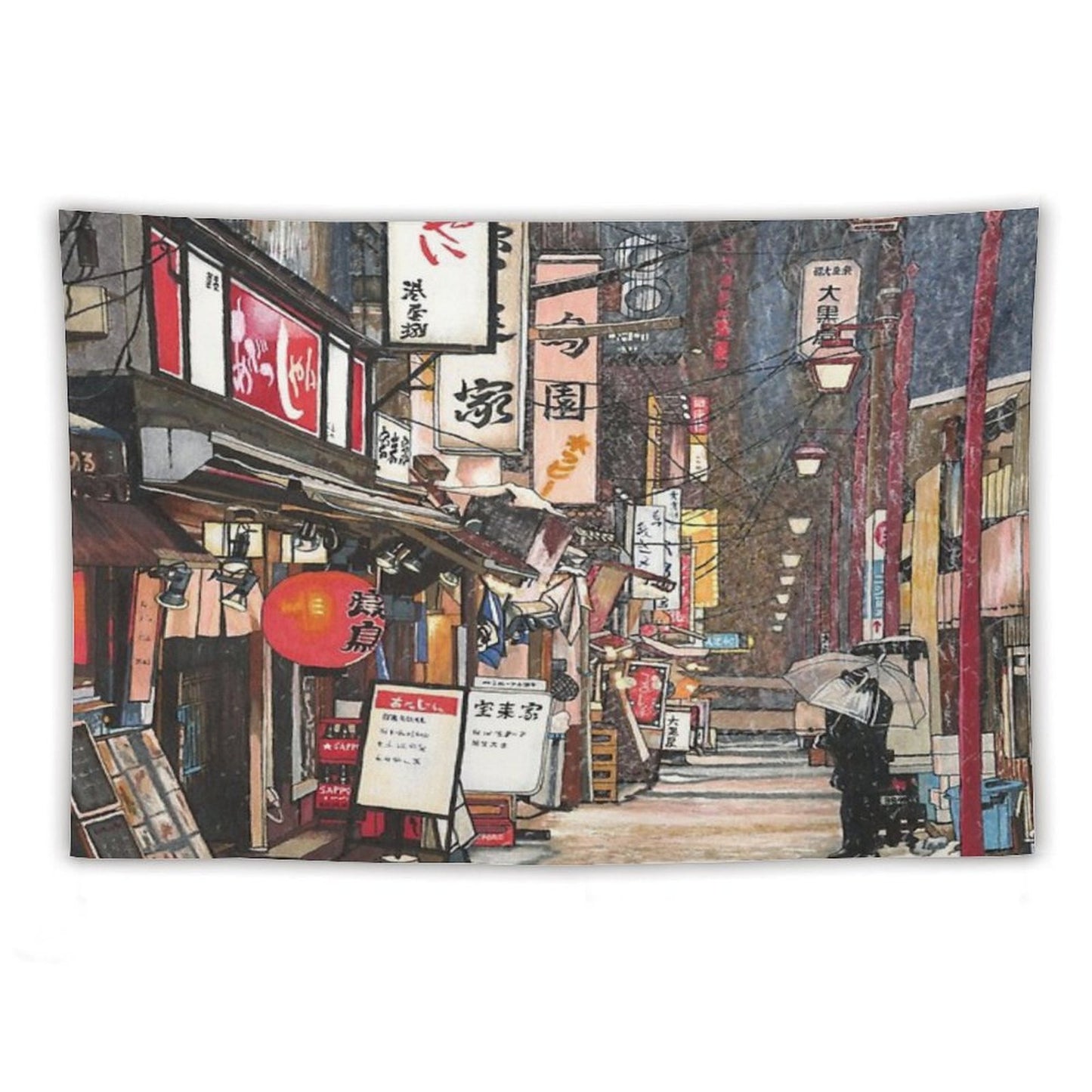 Lights in The Snow Tapestry