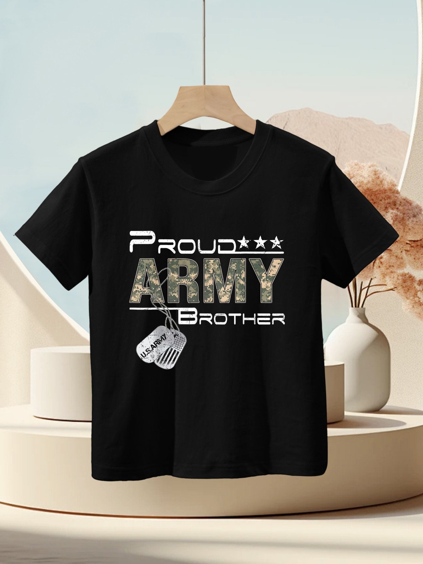 Proud Army Brother Army Graduation Brother US Army Brother Kids T-Shirt