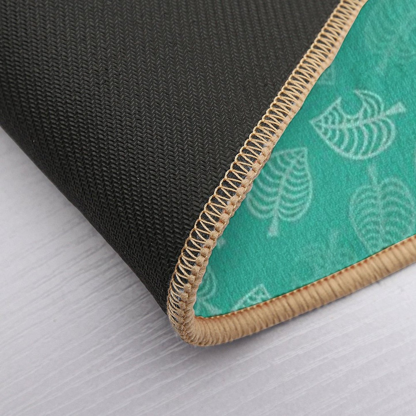Nook Leaf in Turquoise Bath Mat