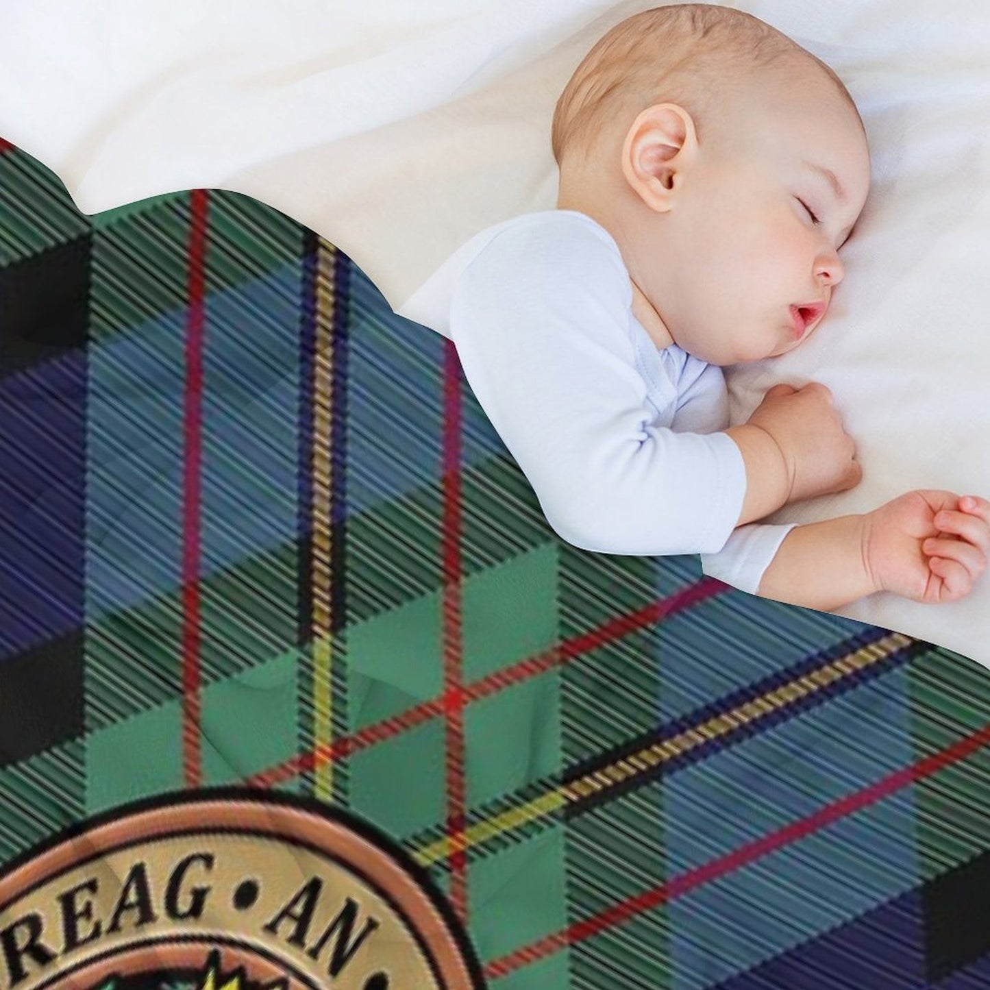 Clan MacLaren Crest Throw Blanket