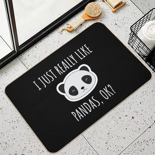 I Just Really Like Pandas, Ok Bath Mat