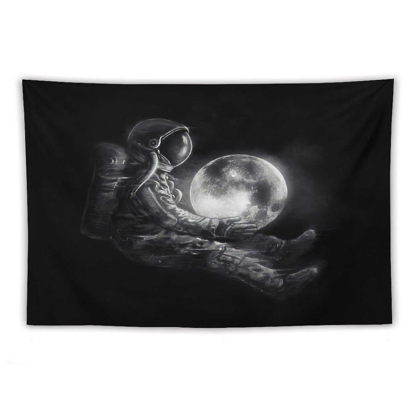 Astronaut Moon Play Tapestry