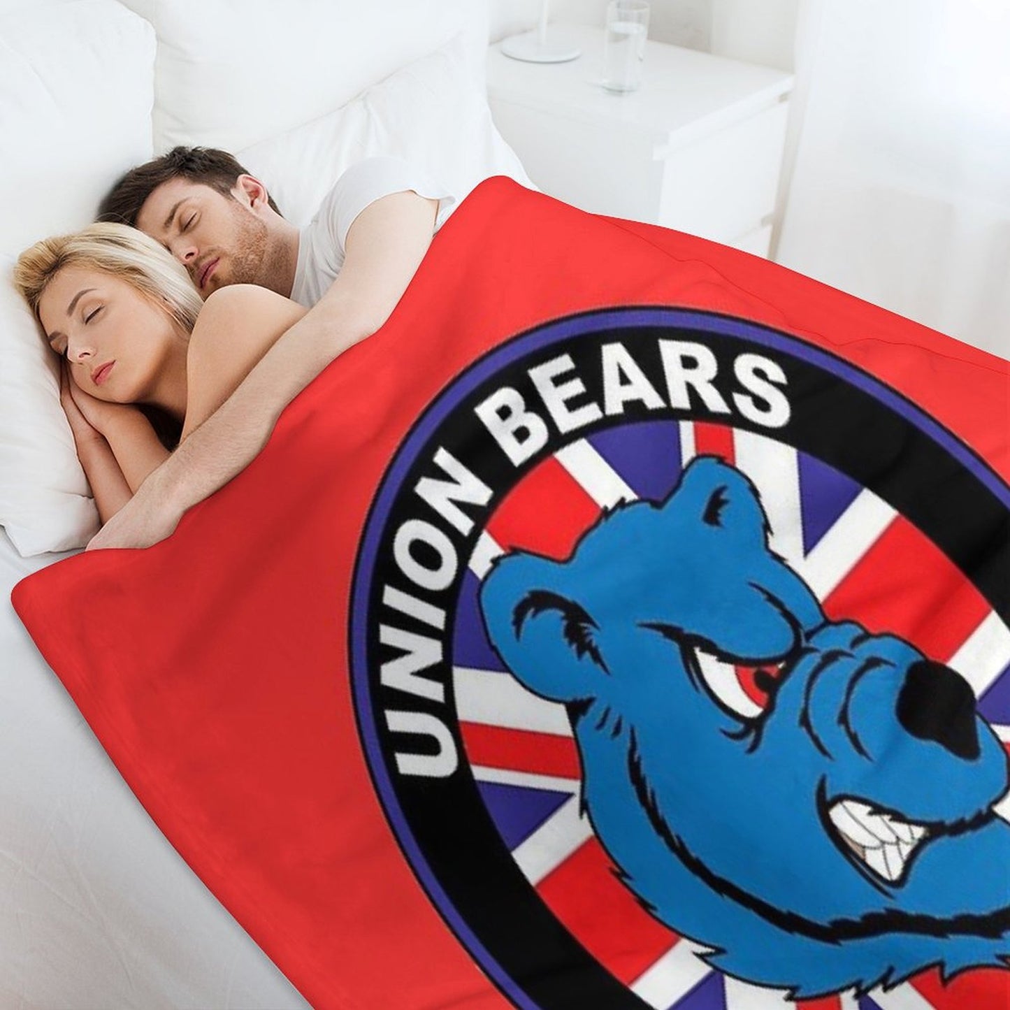 Union Bears Rangers Throw Blanket