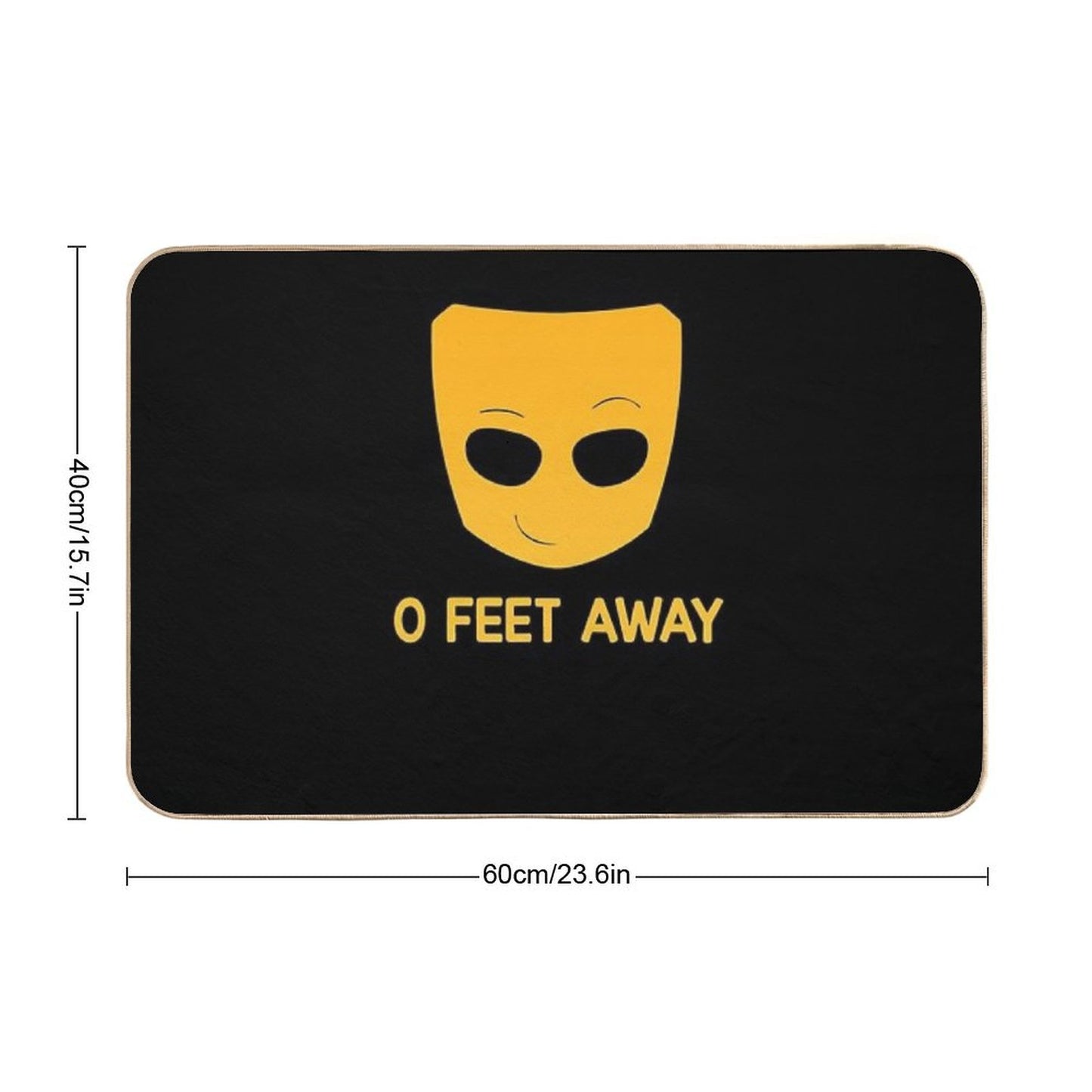 Grindr Zero - O Feet Away Bath Mat