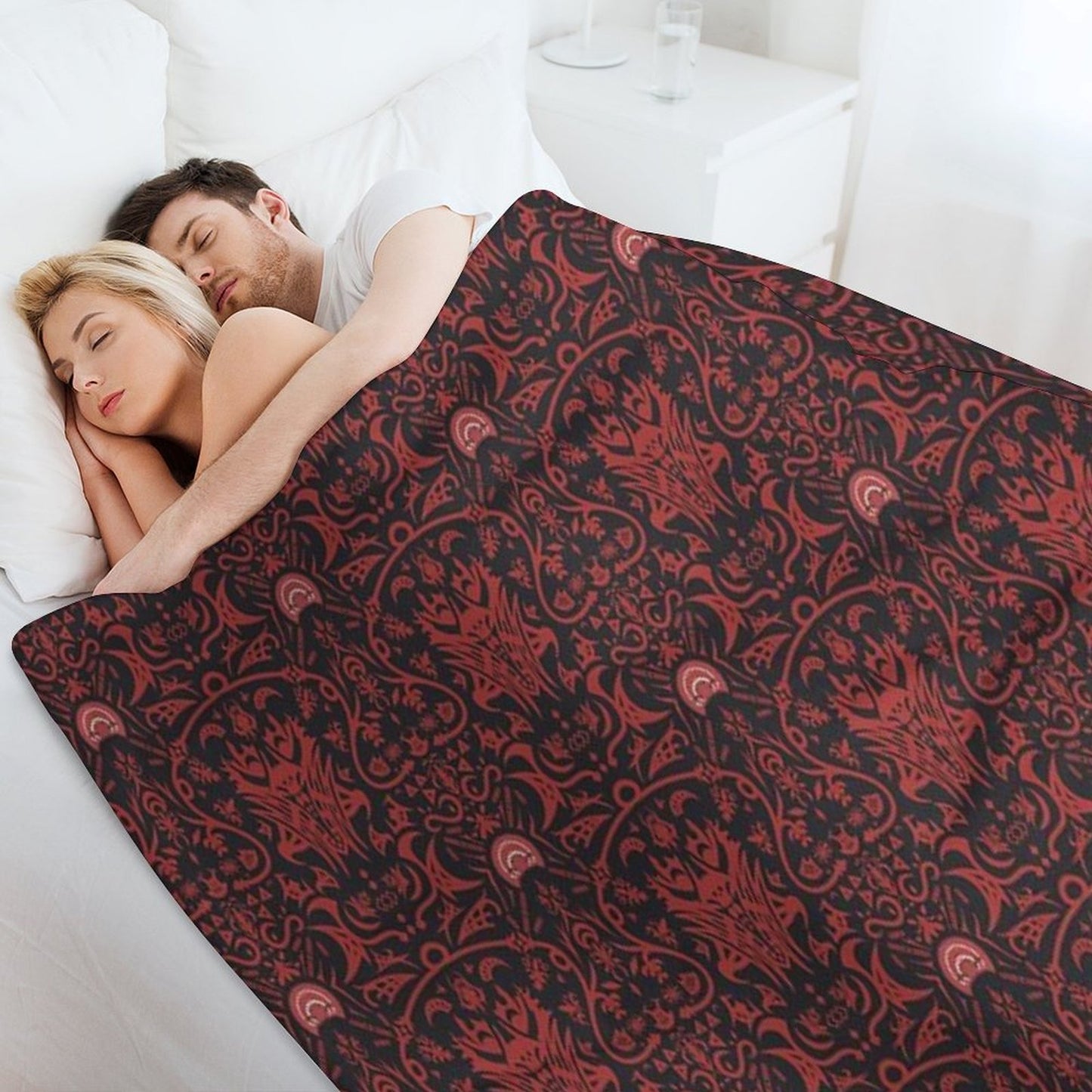 Emet-Selch's Composition Throw Blanket
