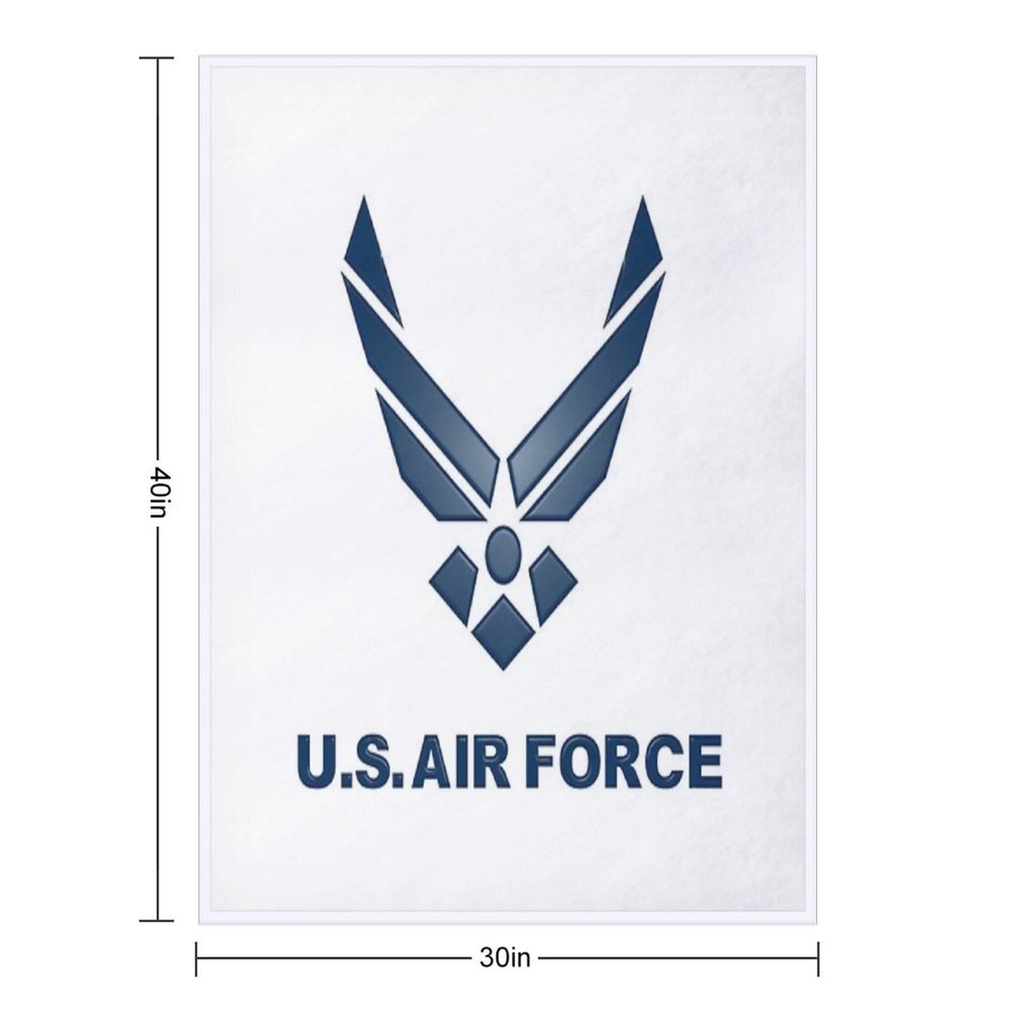 U. S. Air Force Symbol Throw Blanket