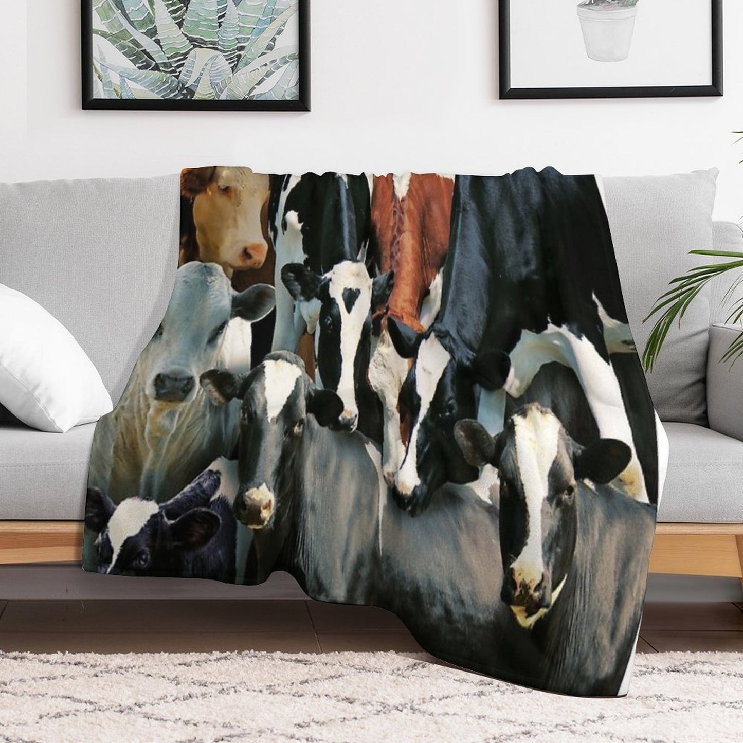 Cows Throw Blanket