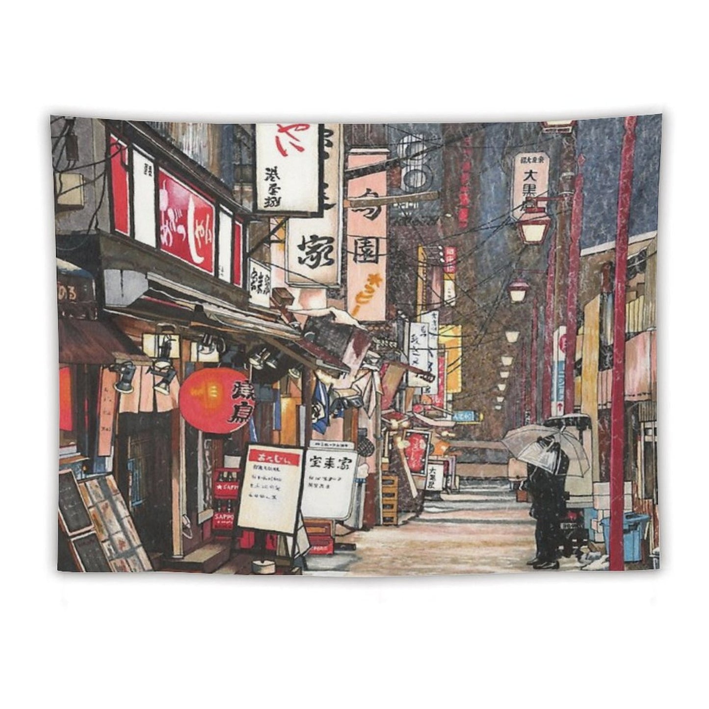 Lights in The Snow Tapestry