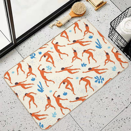 Dancers - Inspired by Matisse Bath Mat