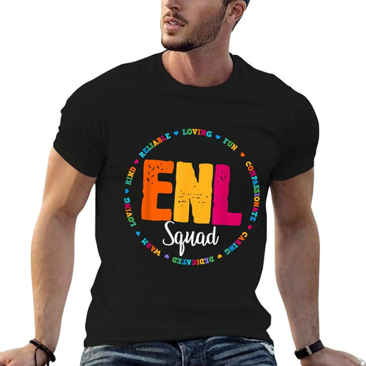 ENL Squad Teacher English New Language Squad Team T-Shirt