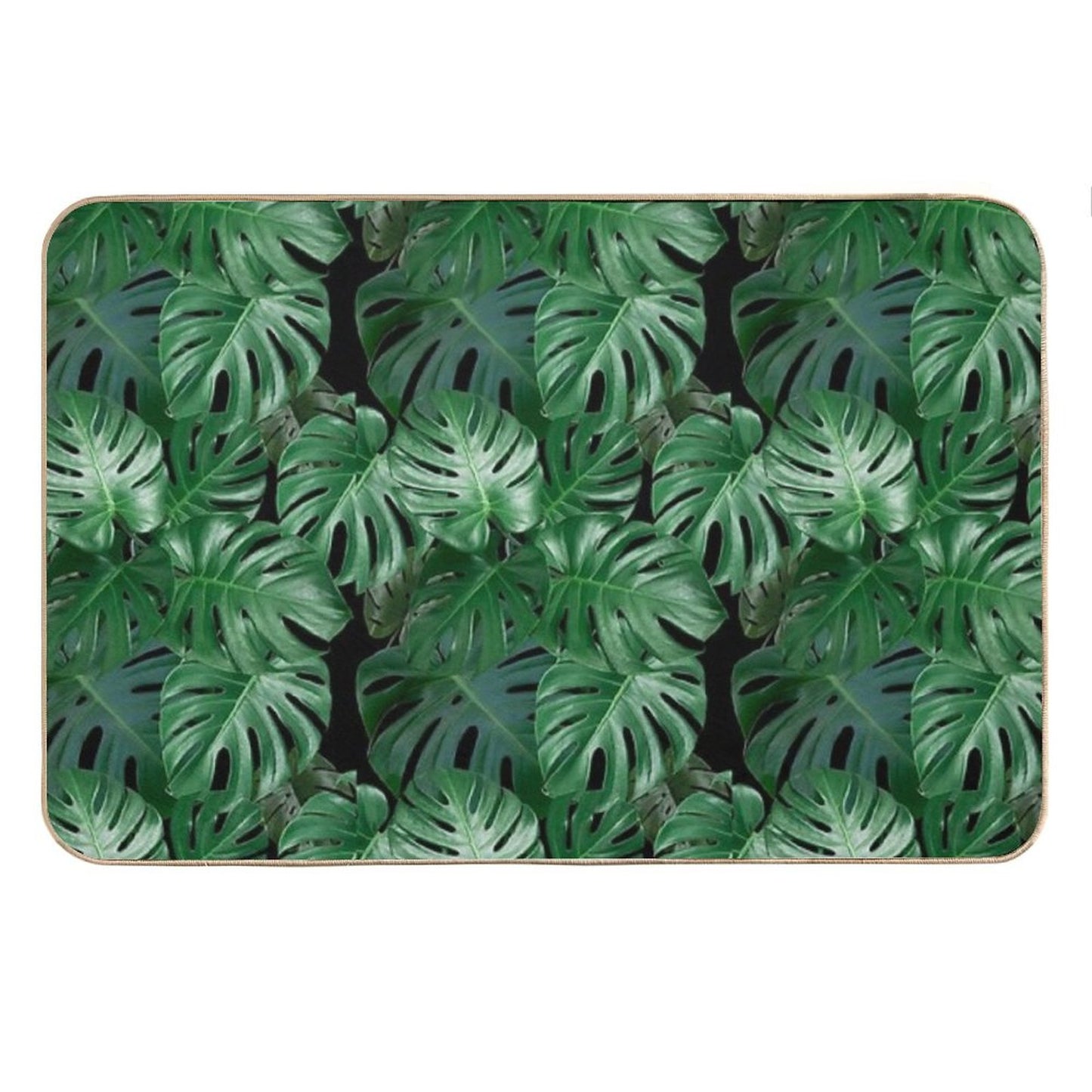 Monstera Madness Bath Mat