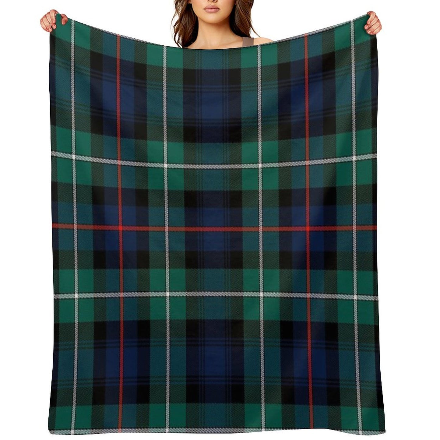 MacKenzie Modern Tartan Throw Blanket