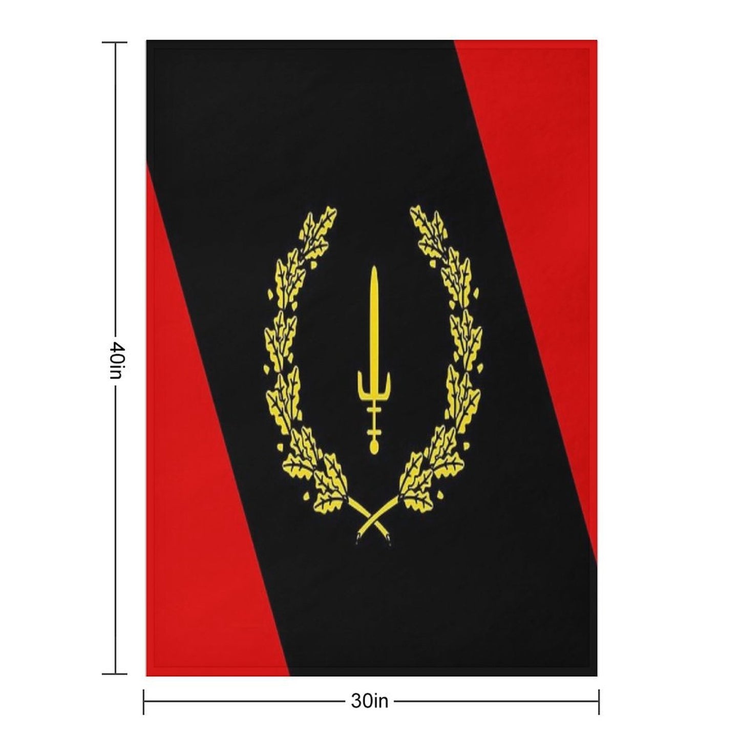 Black American Heritage Flag 1967 Throw Blanket