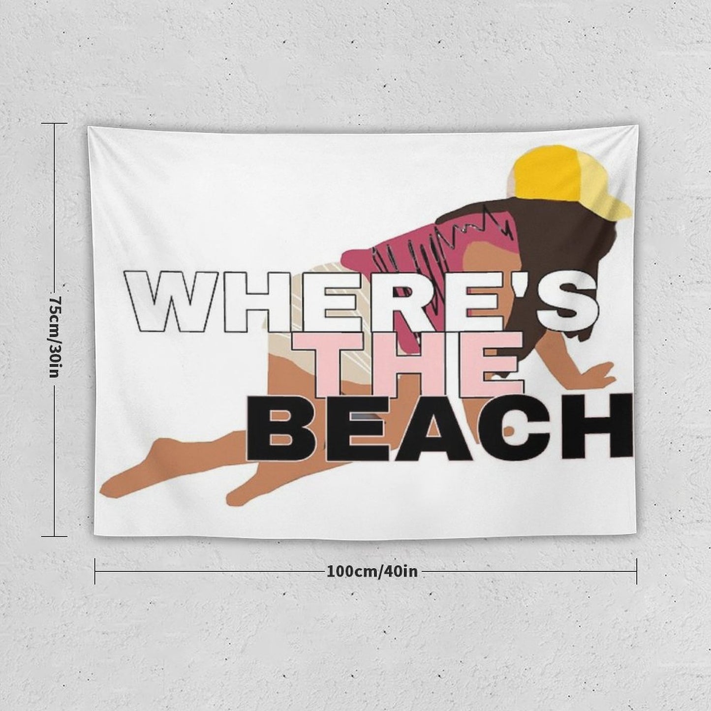 Where's The Beach Tapestry
