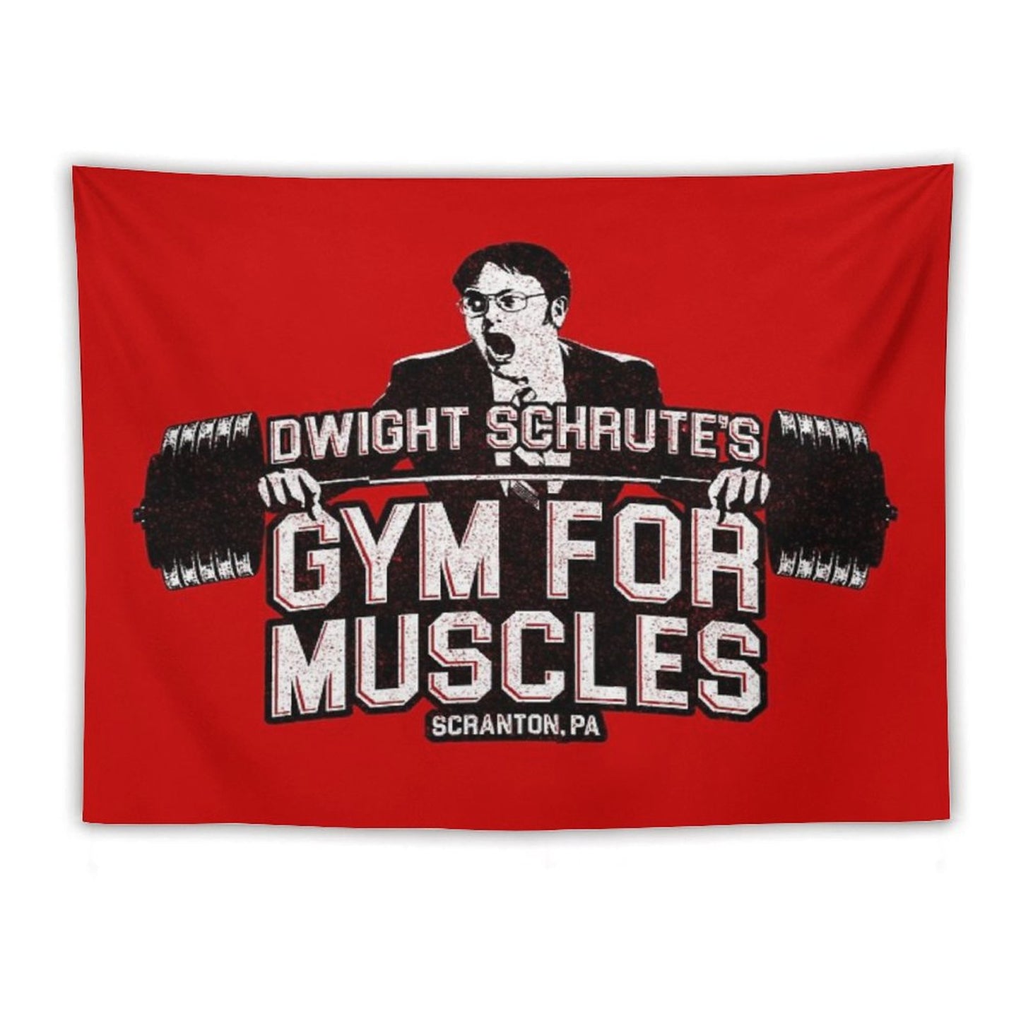 Dwight Schrute's Gym For Muscles Tapestry