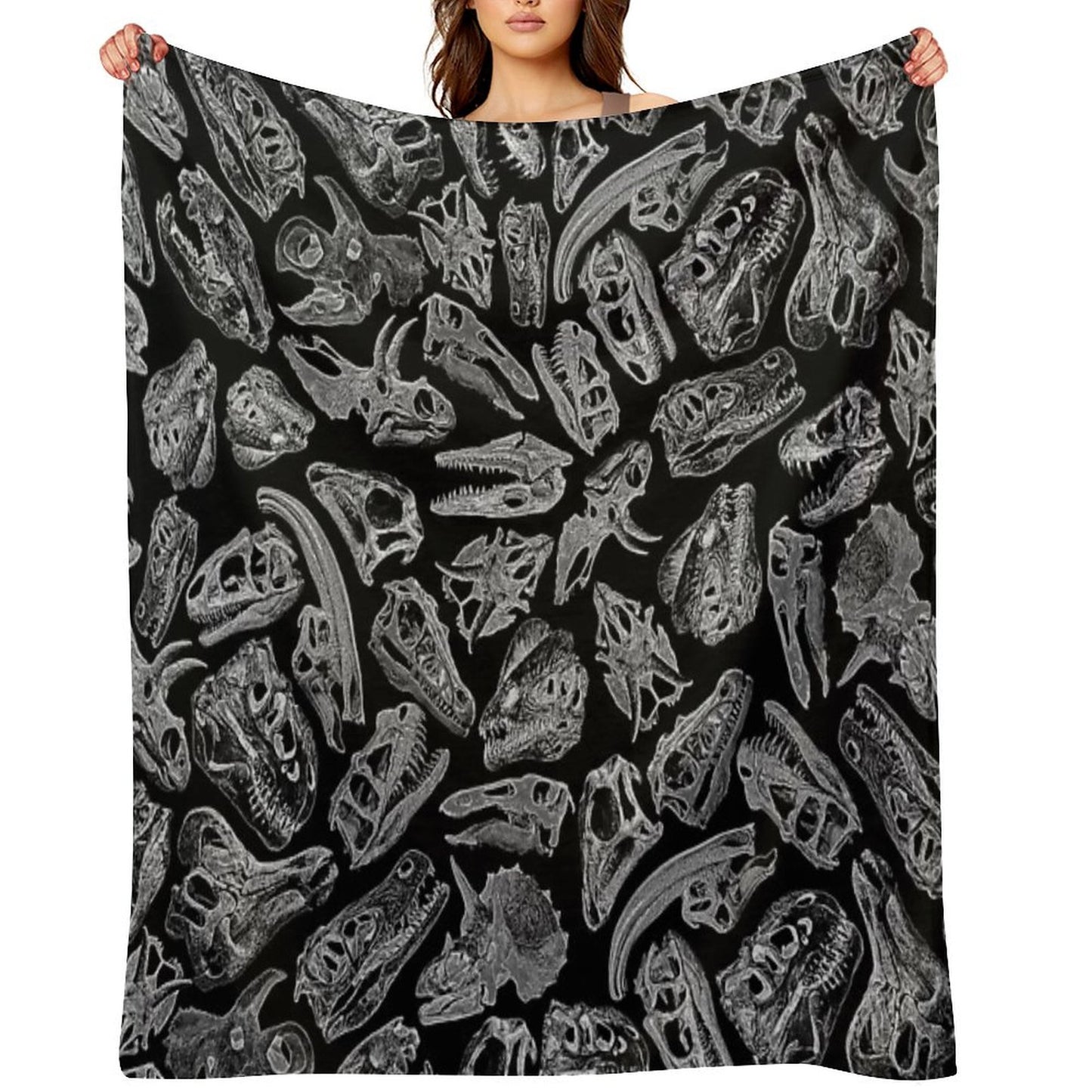 Paleontology Dream II Throw Blanket