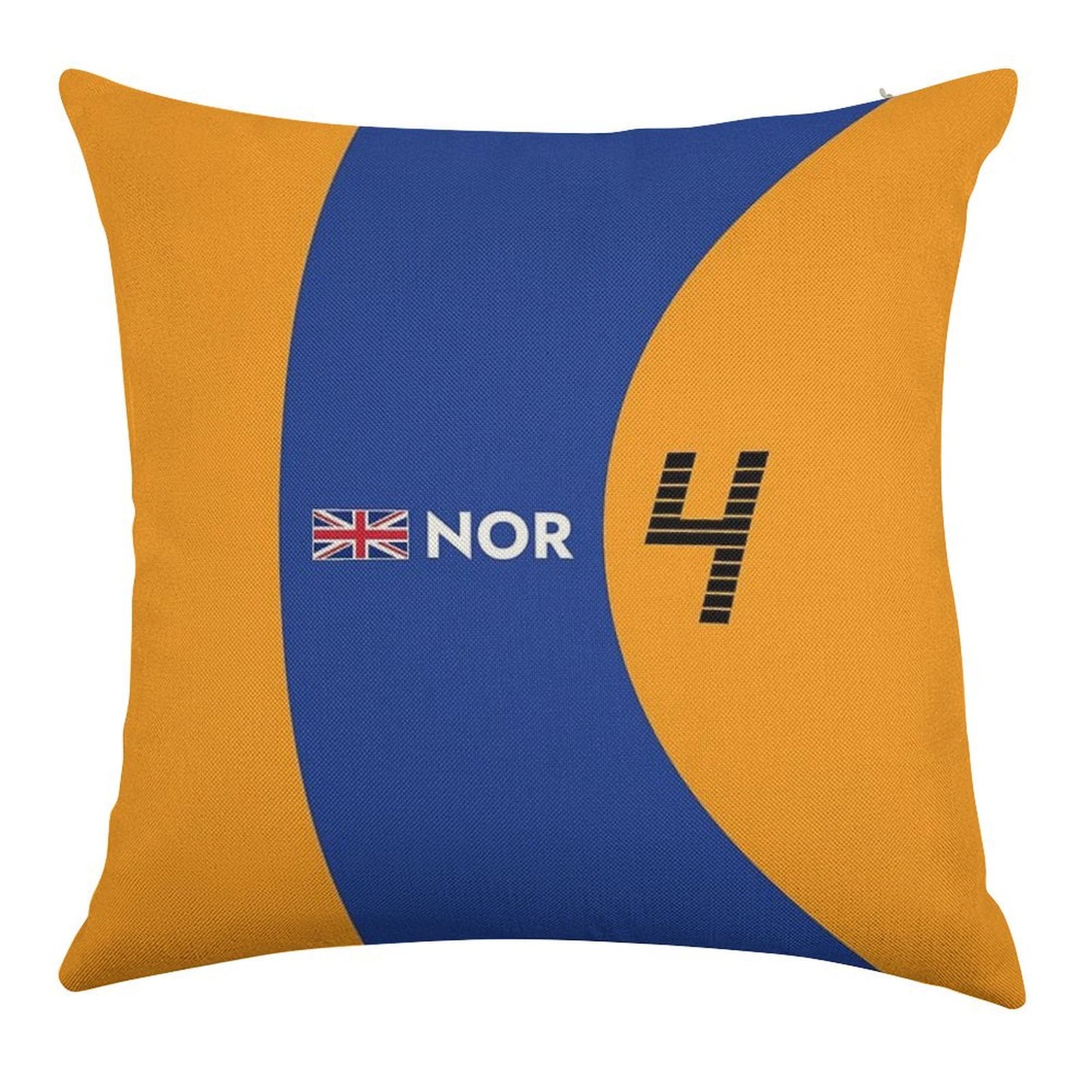 F1 2021 - #4 Norris Linen Throw Pillow Cover