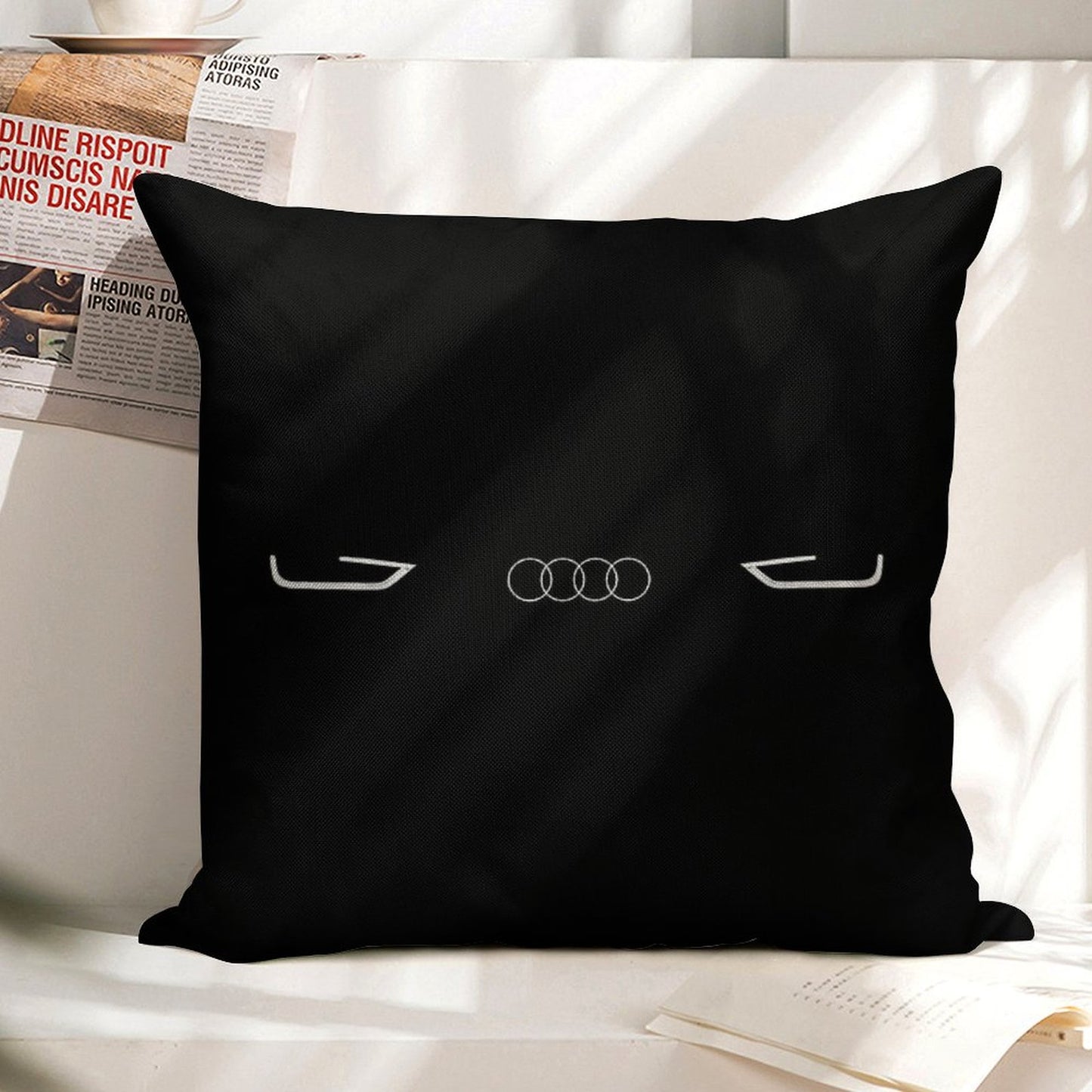 AUDİ CONSEPT DESİGN Linen Throw Pillow Cover
