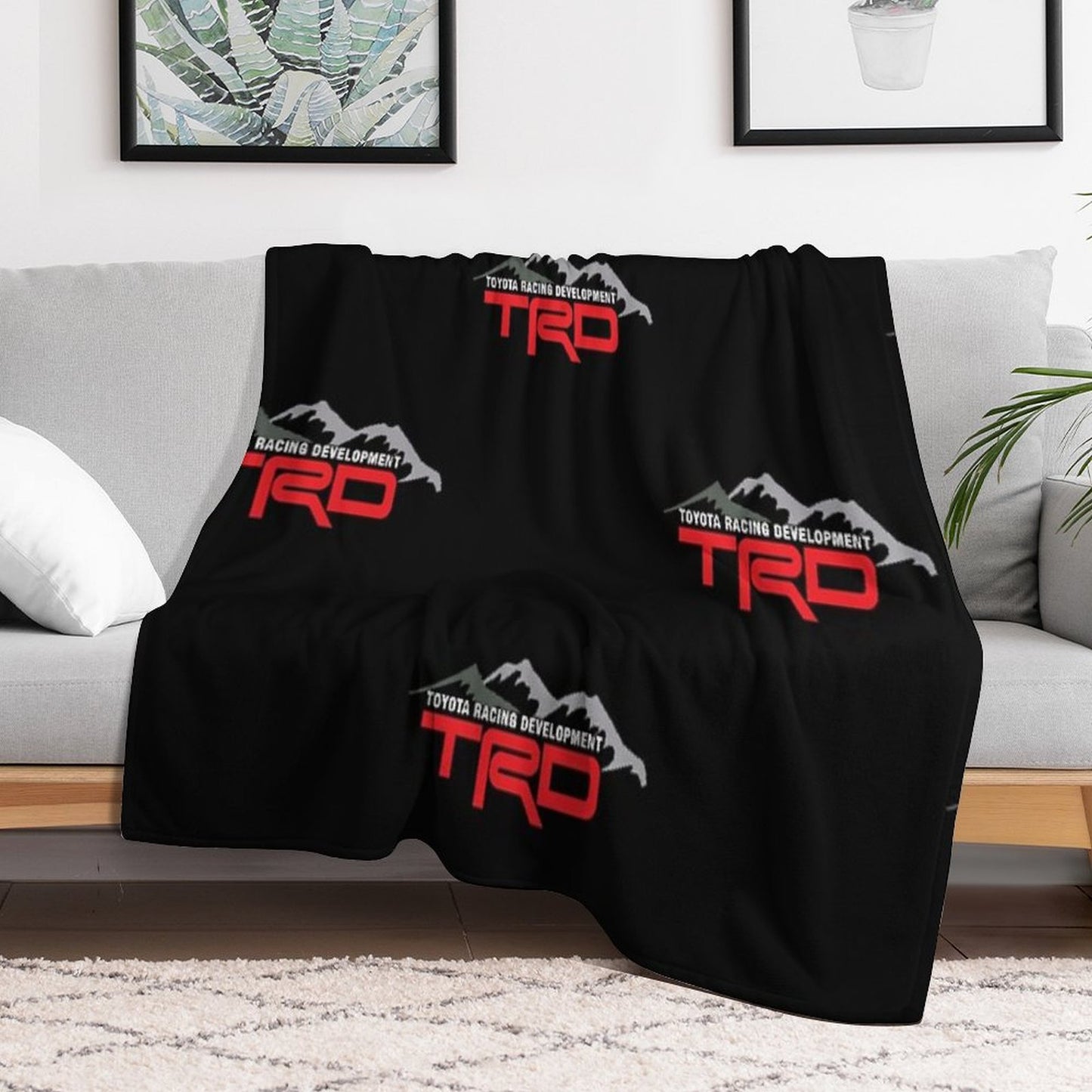 Trd Racing Development Throw Blanket