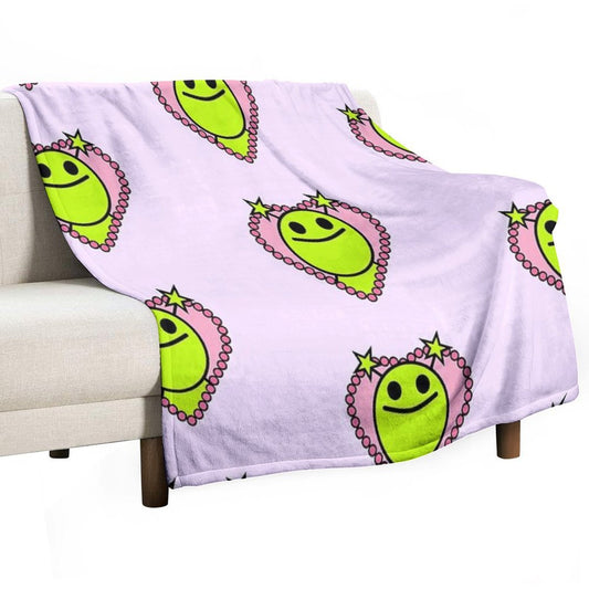 Dottie Green Alien Throw Blanket