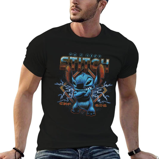 Lilo & Stitch Folded Arms Rock Poster  Stretchy T-Shirt
