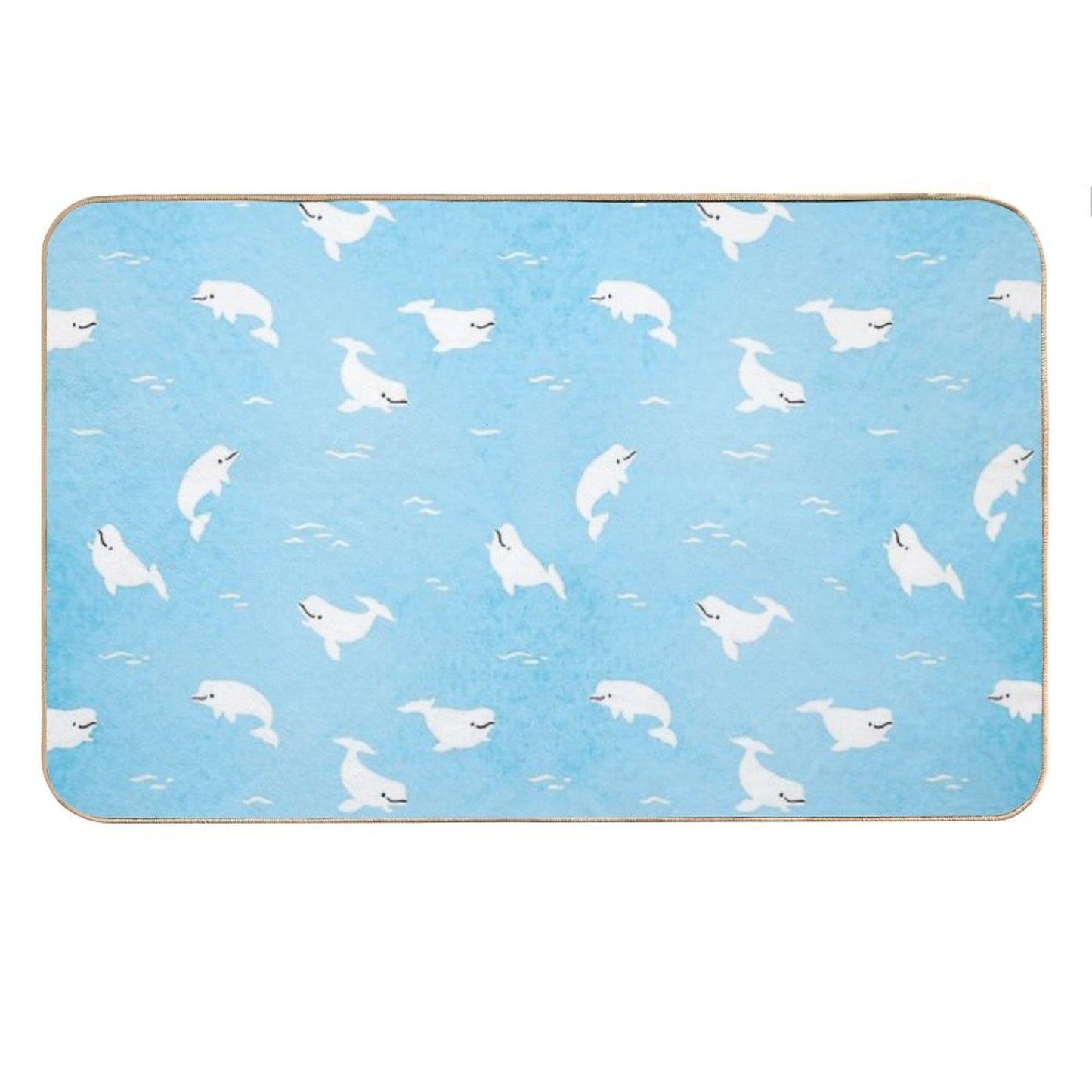 Beluga Whale Bath Mat